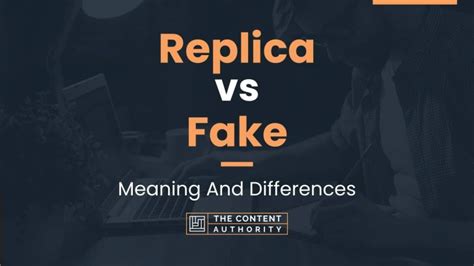 does replica mean fake